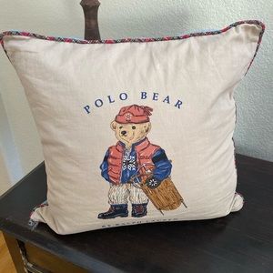Ralph Lauren Vintage Bear Pillow Cover